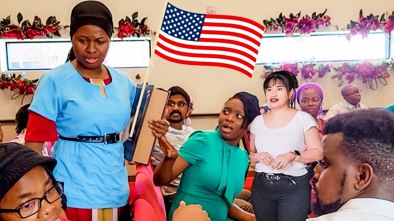 HOW SOME PEOPLE BEHAVE WHEN THEY FIRST ARRIVED IN AMERICA