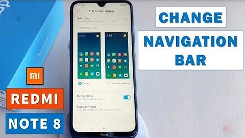 How to change or mirror navigation buttons inRedmi Note 8 Pro || Tech VIProyals