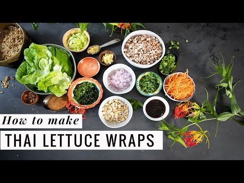 How to make Thai Lettuce Wraps (Plant-Based)