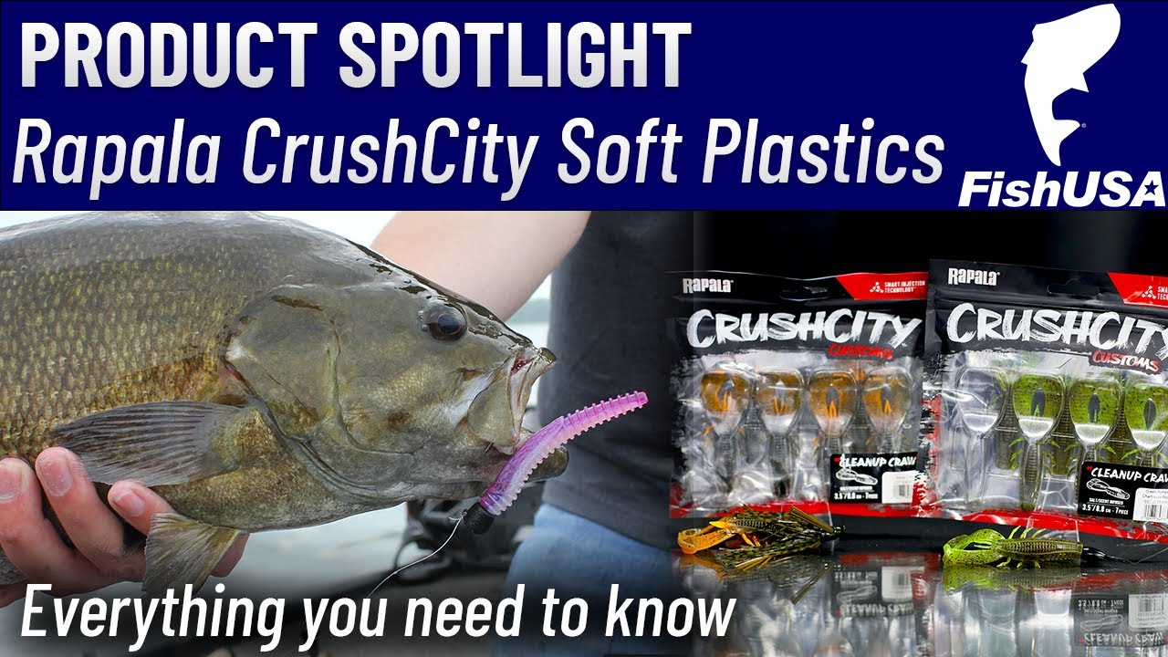 The NEW Rapala CrushCity Soft Plastics - Everything You Need To Know 