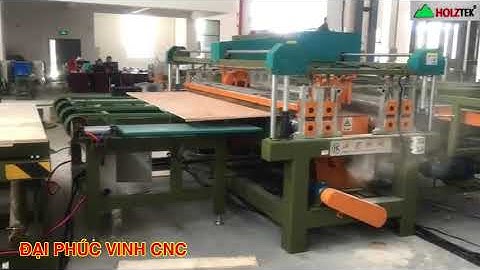 MÁY CẮT 4 CẠNH TỰ ĐỘNG Trong Dây Chuyền Máy Sản Xuất Ván Ép Lpywood Mới Nhất👍👍👍