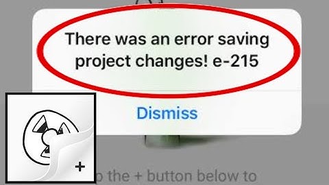 How To Fix FlipaClip App There was an error saving project changes! e-215 Problem Solved