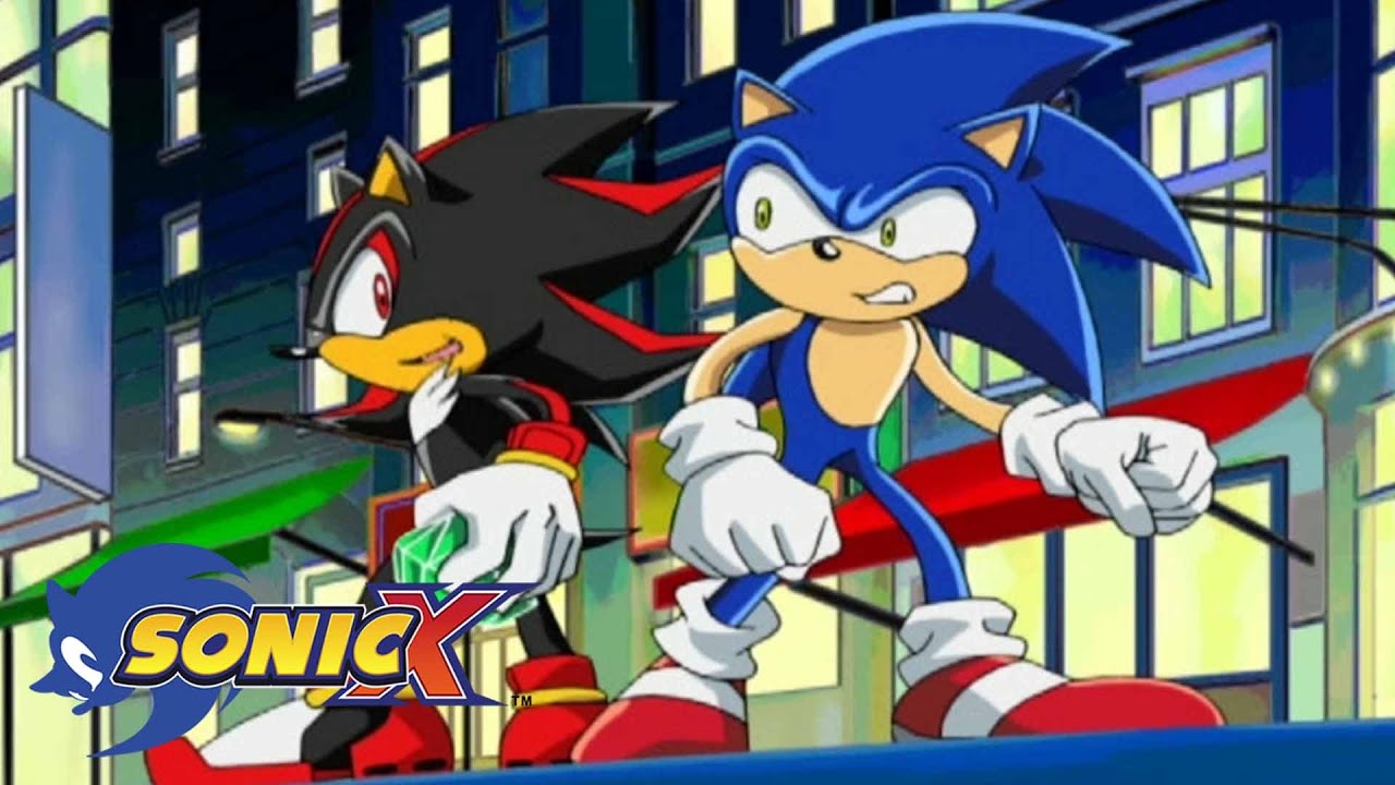 Sonic X  Sonic VS Shadow!! Shadow Likes to Fight Dirty 