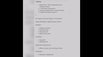 Software Test Engineer#fresher #getemployed #experienced #youtubeshorts #softwaretestingjobs #qajobs