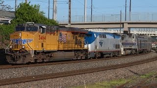 Amtrak 14 w/ UP 5464 (HD)