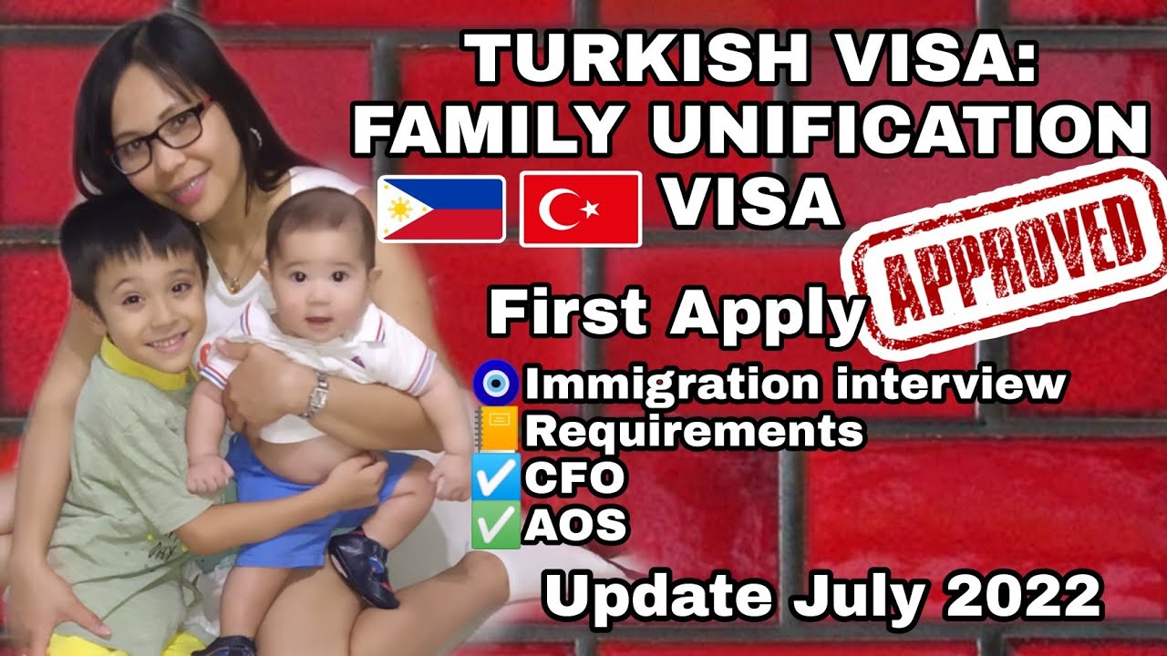 TURKISH VISA:FAMILY UNIFICATION VISA APPROVED. Fil-Turk Vlog