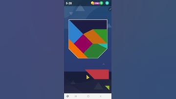 How To Solve Smart Puzzles Tangram Very Hard Level 5-28 Walk Through Solution Walkthrough Pixign