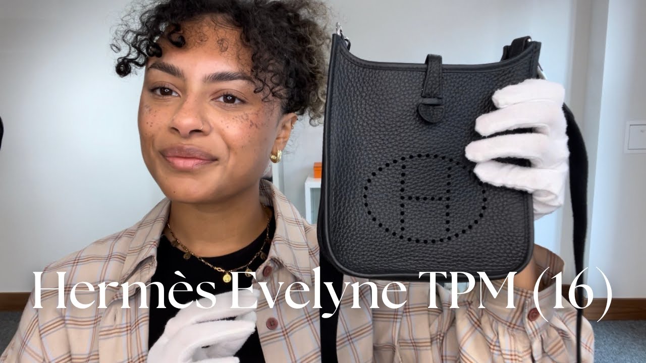 【希少♡】HERMES エブリン Evelyne TPM 16 Hermès Evelyne TPM (16) Review - YouTube
