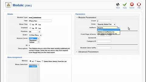 Joomla 1.5 Tutorial - Pages And Menu