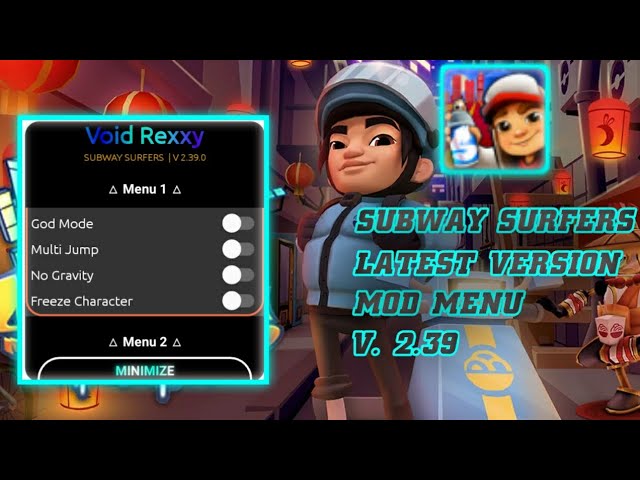 subway surfers mod menu speed hack 2.39.0