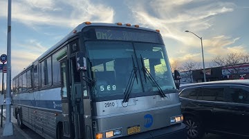 MTA Bus: 2002 MCI D4500 2910 Codebreak From QM5 To QM2
