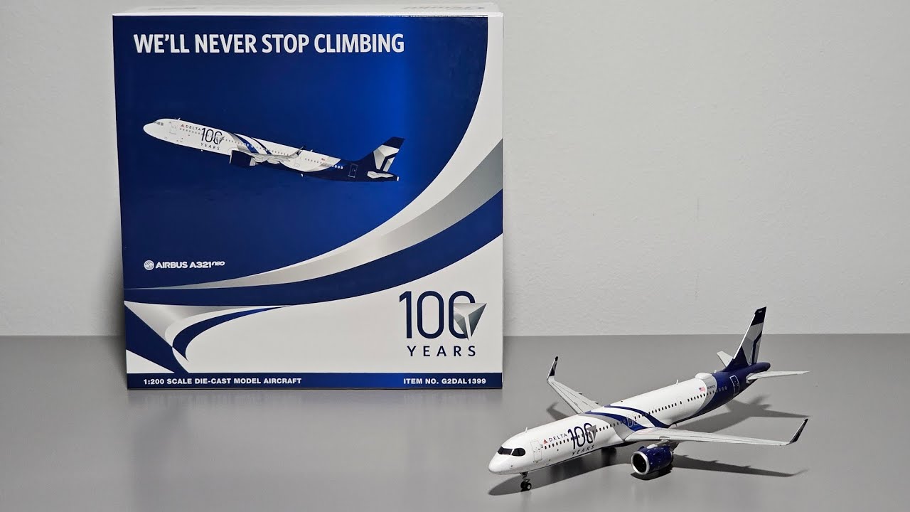 Gemini200 1/200 デルタ航空 A321neo 100周年 Gemini 200 Delta Airlines 100 Year Anniversary Airbus