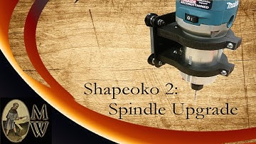 Shapeoko 2 Spindle Upgrade (MonkWerks)