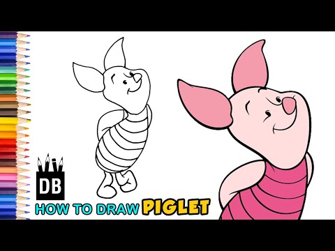 Video: How To Draw Piglet