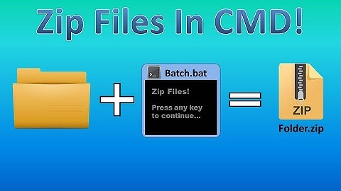 Zip Files In CMD! | Tips and Tricks! #6