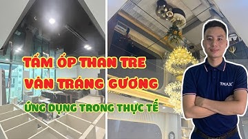 Tấm ốp than tre vân tráng gương | Những ứng dụng thực tế - Thiết Kế Shop TMAX