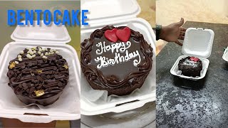 so beautiful chocolate bento cake ?? design and decoration happy birthday bento cake bantocake