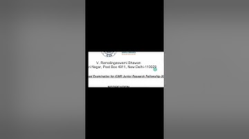 ICMR JRF 2022 | Application Released | information bulletin | official website