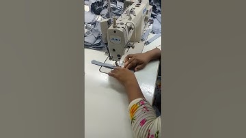 Sleeve placket attach and top stitch good skill