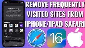 How To Remove Frequently Visited Sites From iPhone/iPad Safari