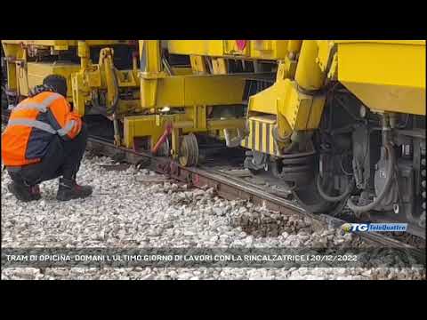 TRAM DI OPICINA: DOMANI L'ULTIMO GIORNO DI LAVORI CON LA RINCALZATRICE | 20/12/2022