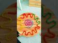 Renkli Domino Çiçeği 🌼 Tek Dokunuşta Hepsi Yıkıldı! #shorts #viral #domino #youtubeshorts #funny