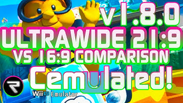 Cemu 1.8.0 4K Ultrawide w/ ReShade | 21:9 VS 16:9 Comparison | MarioKart 8