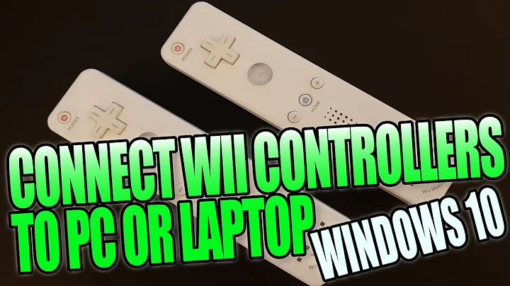 How To Connect Wii Controllers To Windows 10 PC or Laptop Tutorial