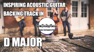 Inspiring Acoustic Guitar Backing Track In D Major | Forever Young chords