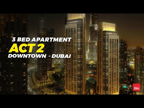 Brand New 3 Bed Apartment in Act One | Act Two, Opera District – Downtown – Dubai