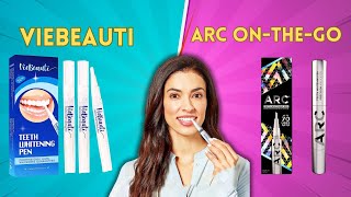 VieBeauti Teeth Whitening Pen vs ARC On The Go Teeth Whitening Pen