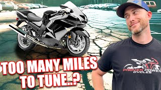 HIGH MILEAGE 2008 Kawasaki ZX-14 Makeover!!