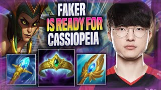 FAKER IS READY TO PLAY CASSIOPEIA! - T1 Faker Plays Cassiopeia MID vs Akshan! | Season 2022