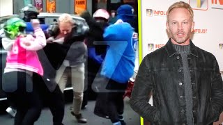 Ian Ziering Explains Biker Brawl on Hollywood Blvd.