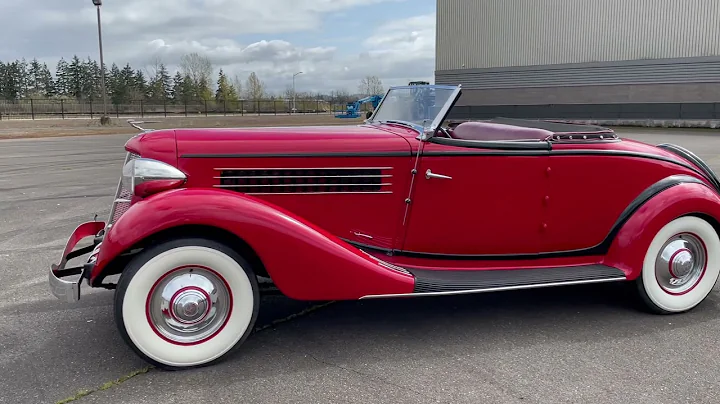 1935 Auburn 851 Walk around and quick drive