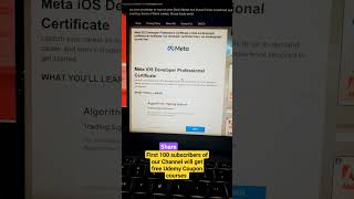 Meta iOS Developer Professional Certificate | free meta iOS developer #coursera #iOS #developers
