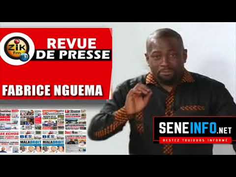 Revue De Presse (Français) Zik Fm - Vendredi 09 Juin 2023 - Fabrice Nguema