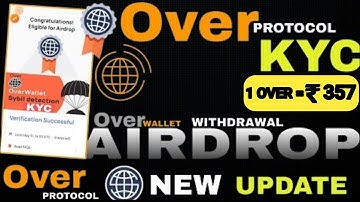 Over Protocol KYC Update | Over Wallet Airdrop Claim | Over Wallet KYC Kaise Kare | Over Sybil