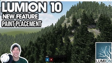 QUICK TREE PLACEMENT in Lumion 10 with Paint Placement - NEW FEATURE Tutorial!