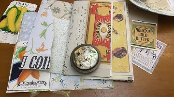 Make a junk journal with me - part 2: page folding and finishing the cover