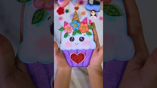 Cupcake hecho con foami 😍 manualidades faciles 😍 #manualidades #foami #fomi #manualidadesfaciles