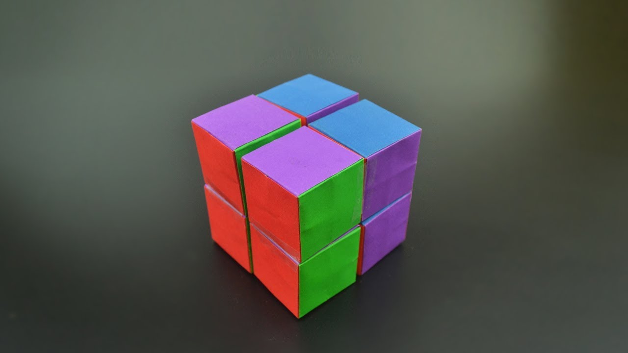 How to make an INFINITY CUBE! Instructions in English (BR) YouTube