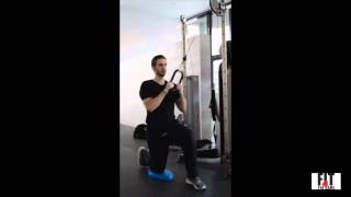 Half-Kneel Inline Chop