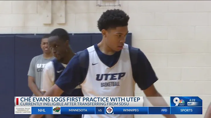 SDSU transfer Che Evans logs first practice with U...