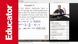 "Geometric Distribution" | Probability with Educator.com