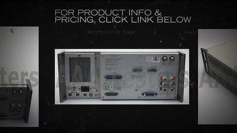 Fluke 5700A High Performance Multi Function Calibrator