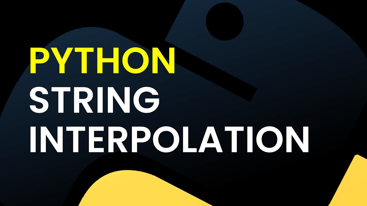 python string interpolation assignment