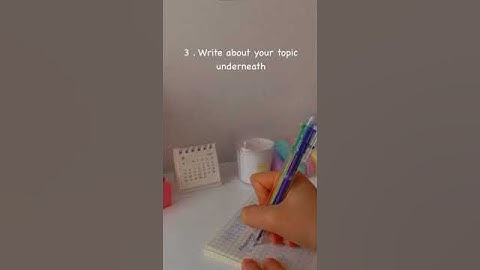 How to take practical & aesthetic notes in 5 minutes for lazy people | #shorts