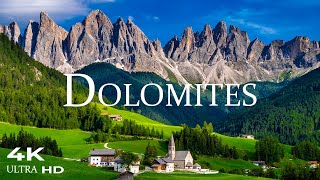DOLOMITES - Italy Relaxation Film 4K - Peaceful Relaxing Music - Nature 4k Video UltraHD