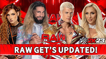 WWE 2K23 Universe Mode Monday Night Raw Updated Intro